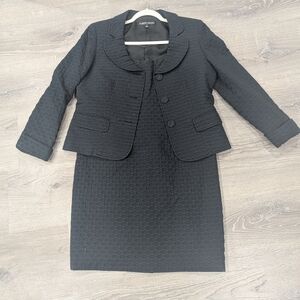 Black Women's Jacket & Skirt Set